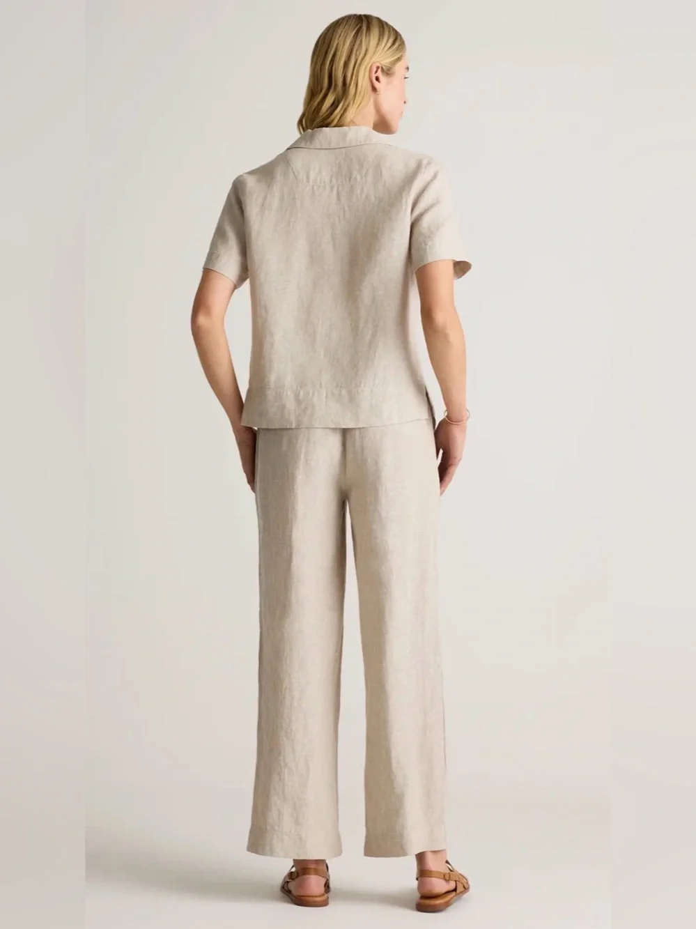 Quince 100% European Linen Wide Leg Pants